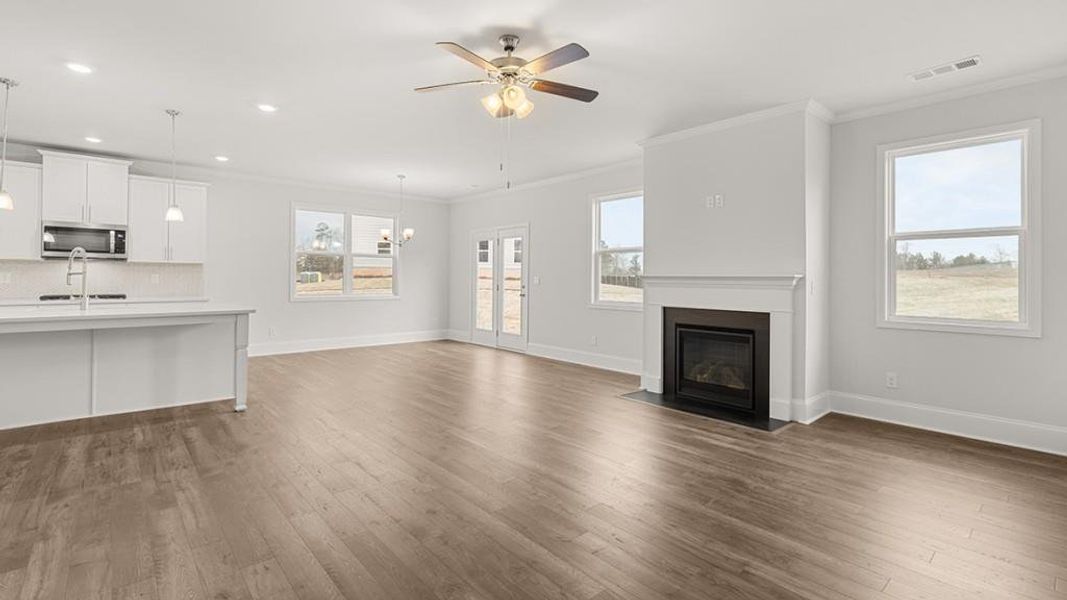 Spacious, unfurnished interior of a new home in Butner Estates, South Fulton (Image 14).