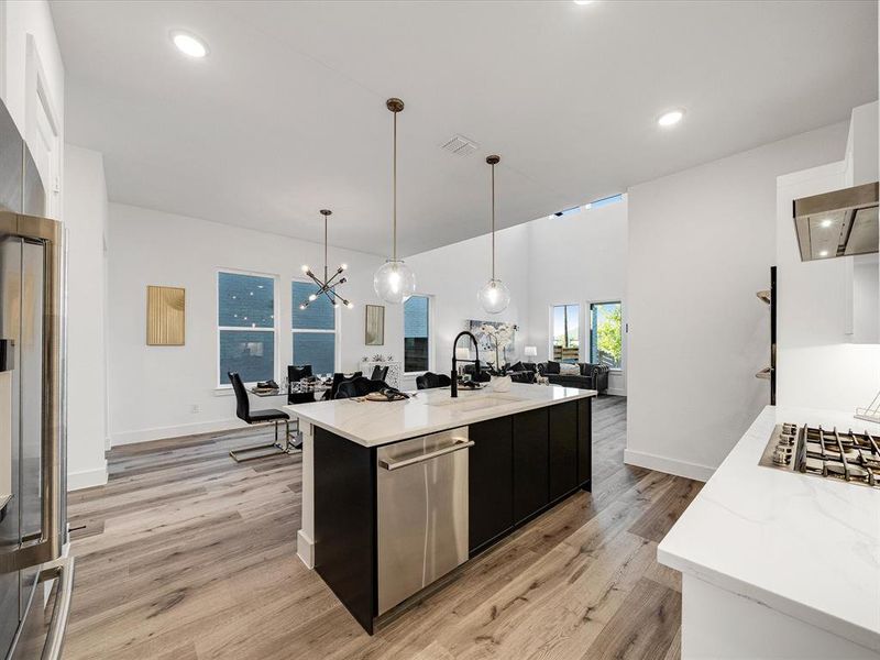 Furnished interior view inside a new home in Royal Court, Little Elm (Image 34).