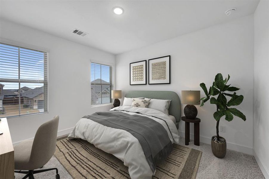 Furnished interior view inside a new home in Creekshaw, Royse City (Image 18).