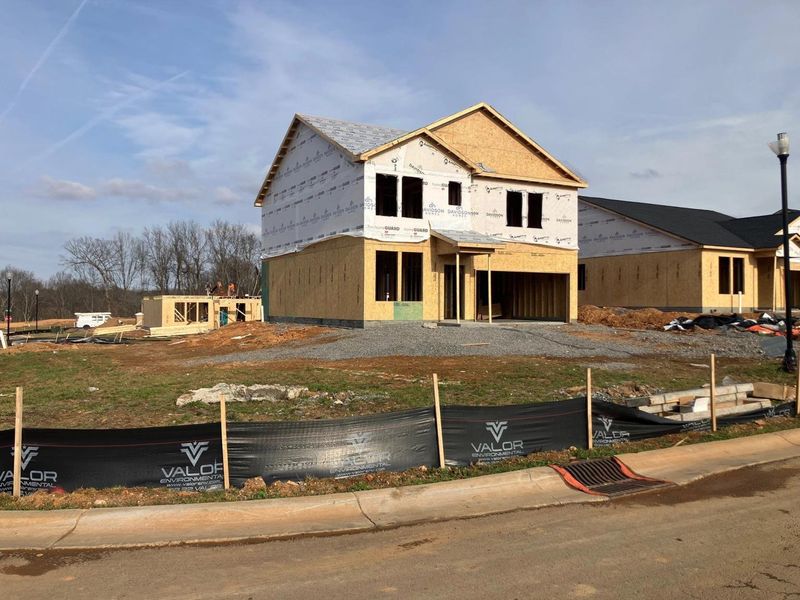 In-progress construction of a new home in Calista Farms, White House, TN (Image 28).