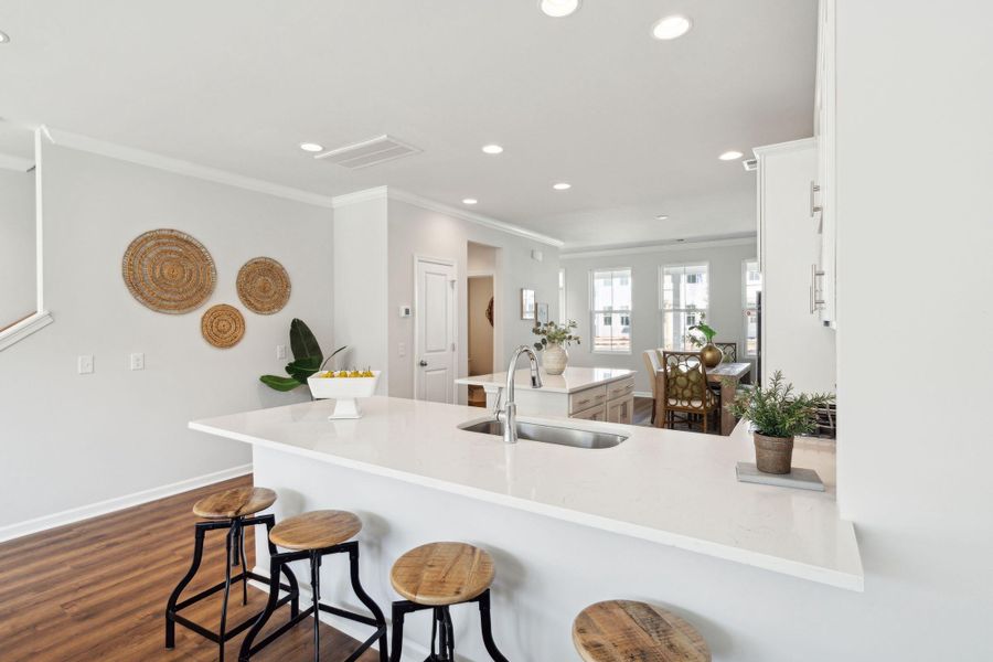 Furnished interior view inside a new home in , Summerville (Image 11).