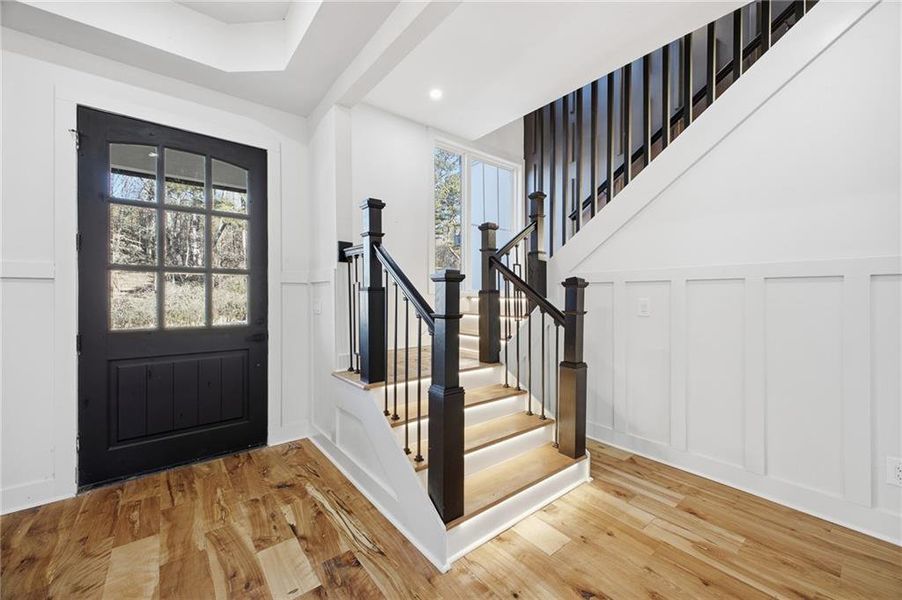 Furnished interior view inside a new home in , Flowery Branch (Image 11).