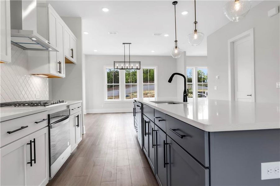 Furnished interior view inside a new home in Echo Park, Suwanee (Image 13).
