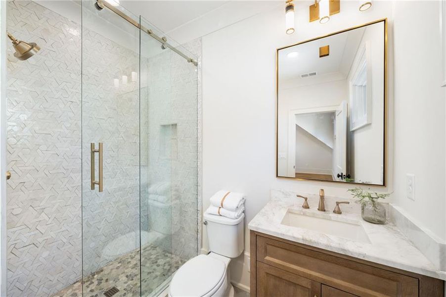 Furnished interior view inside a new home in , Alpharetta (Image 39).