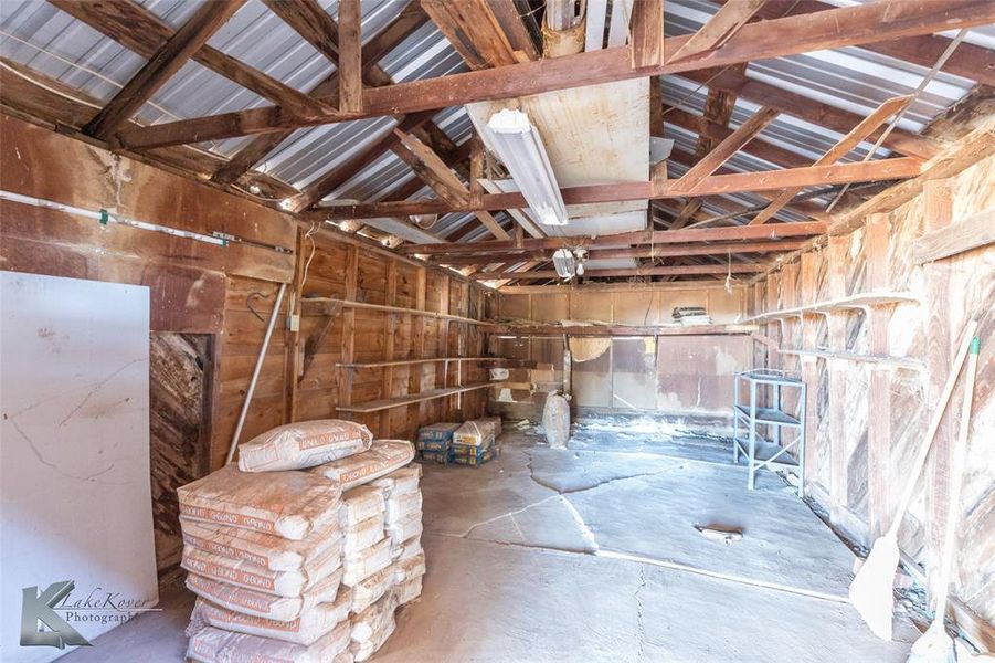 Misc room featuring concrete floors Misc room featuring concrete floors