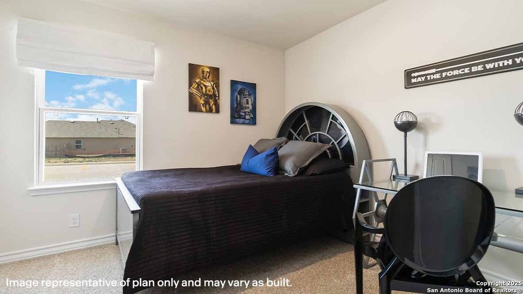 Furnished interior view inside a new home in Brookstone Creek, San Antonio (Image 11).