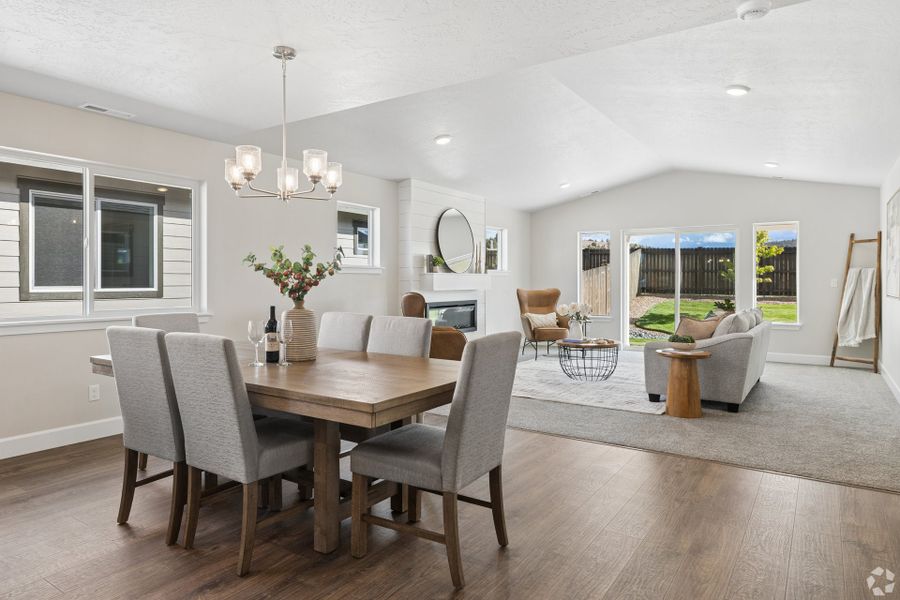 Furnished interior view inside a new home in IronHorse, Prineville (Image 8).