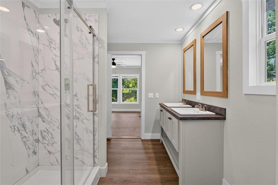 Furnished interior view inside a new home in , Canton (Image 5).