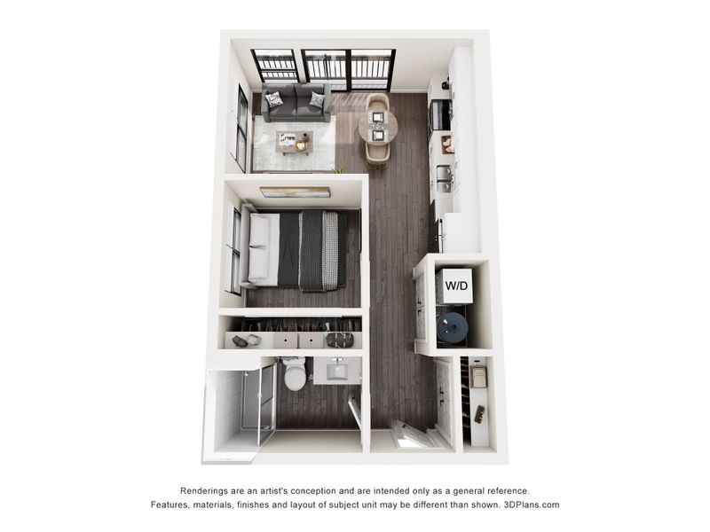 2D floor plan layout for the Starla by Lokal Homes in The Scene at Sloan's Lake, Denver, CO (Image 2). 2D floor plan layout for the Starla by Lokal Homes in The Scene at Sloan's Lake, Denver, CO (Image 2).