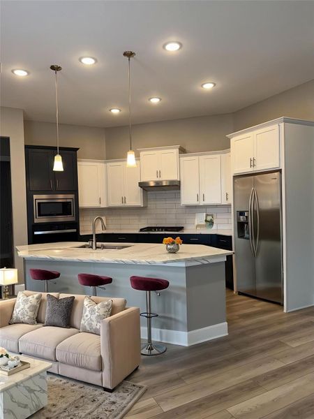 Indulge in elegance where the dining area seamlessly lends sophistication and comfort. With ample space, stunning finishes, and a warm ambiance, it provides intimate dinners and festive gatherings.