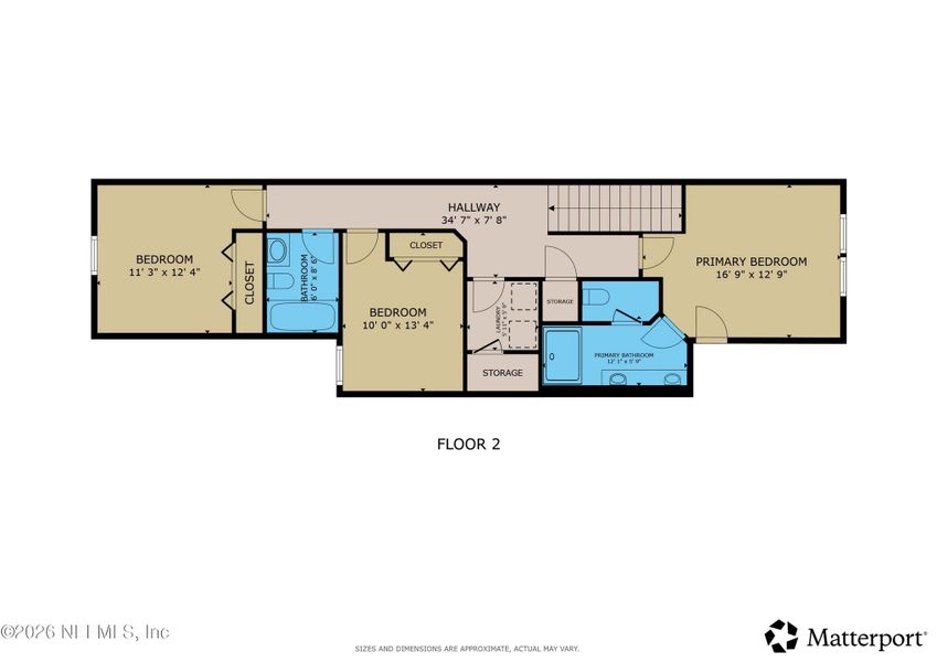 2D floor plan layout of this home in , St. Johns, FL (Image 5).