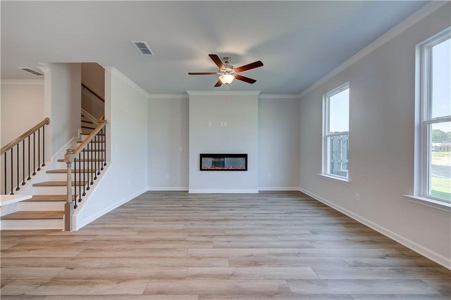 Spacious, unfurnished interior of a new home in Langley Overlook, Loganville (Image 10).