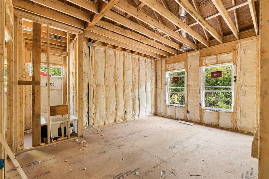 In-progress construction of a new home in , Hoschton, GA (Image 13).
