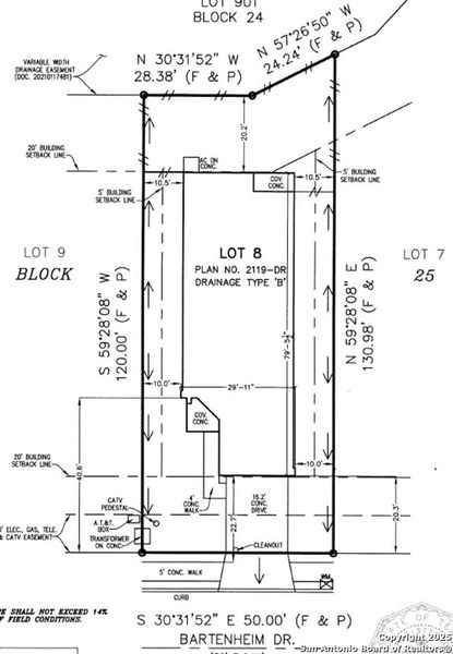 2D floor plan layout of this home in Rhine Valley, Schertz, TX (Image 4).