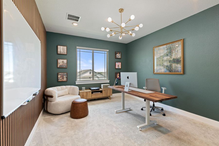 Furnished interior view inside a new home in , Austin (Image 29). Furnished interior view inside a new home in , Austin (Image 29).