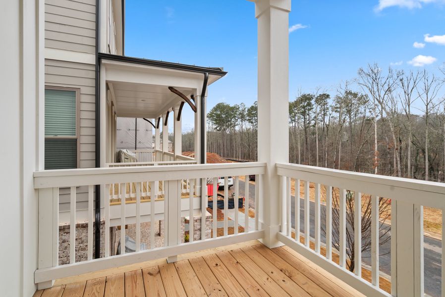 Representative exterior details of a home built from the The Stafford by The Providence Group in Waterside Single Family, Peachtree Corners (Image 4).