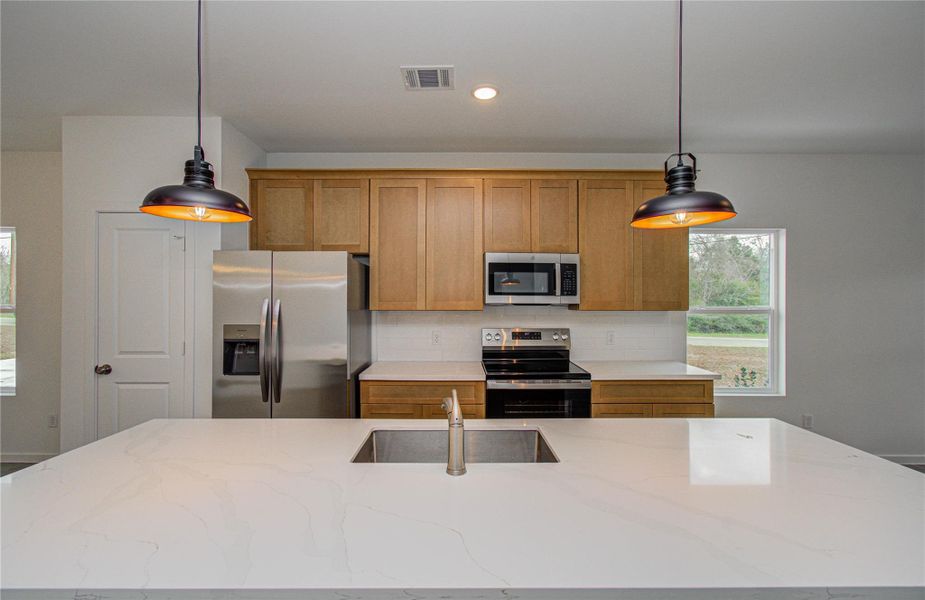 Furnished interior view inside a new home in , Hempstead (Image 8).