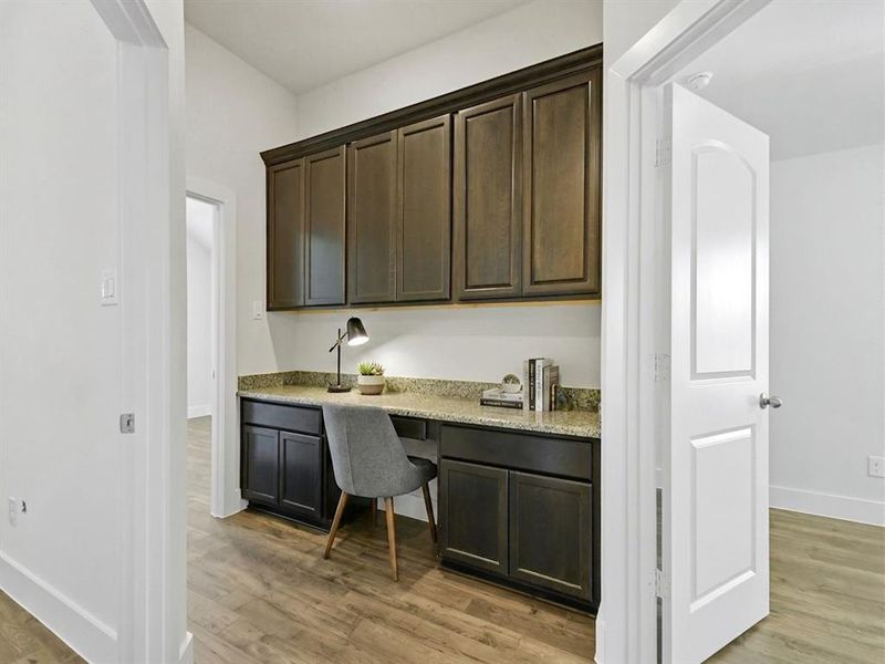 Furnished interior view inside a new home in Pecan Creek Crossing, Valley View (Image 7).