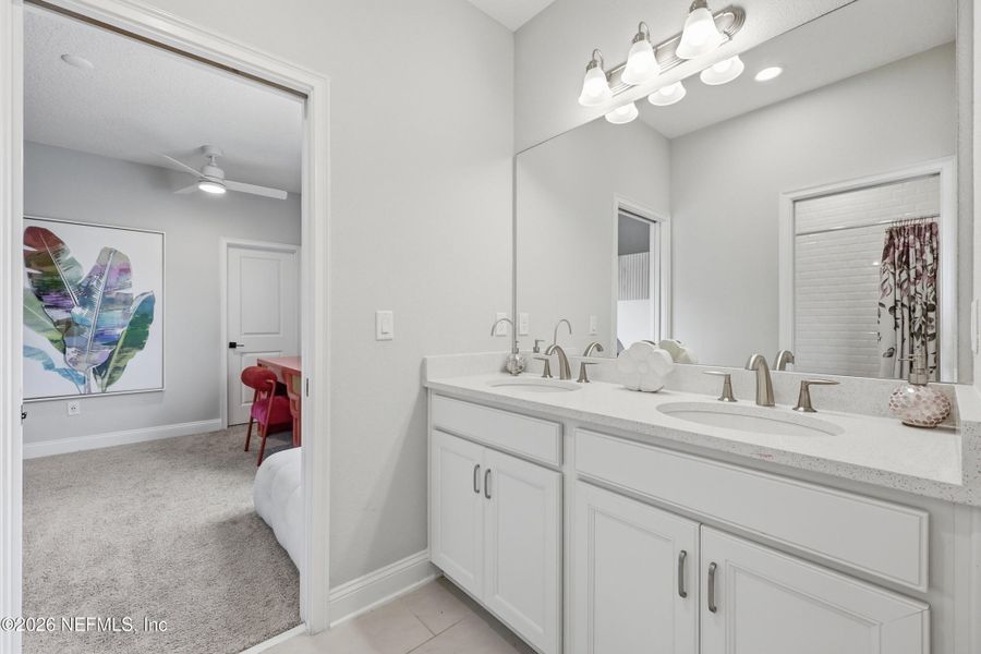 Furnished interior view inside a new home in , Ponte Vedra (Image 46).