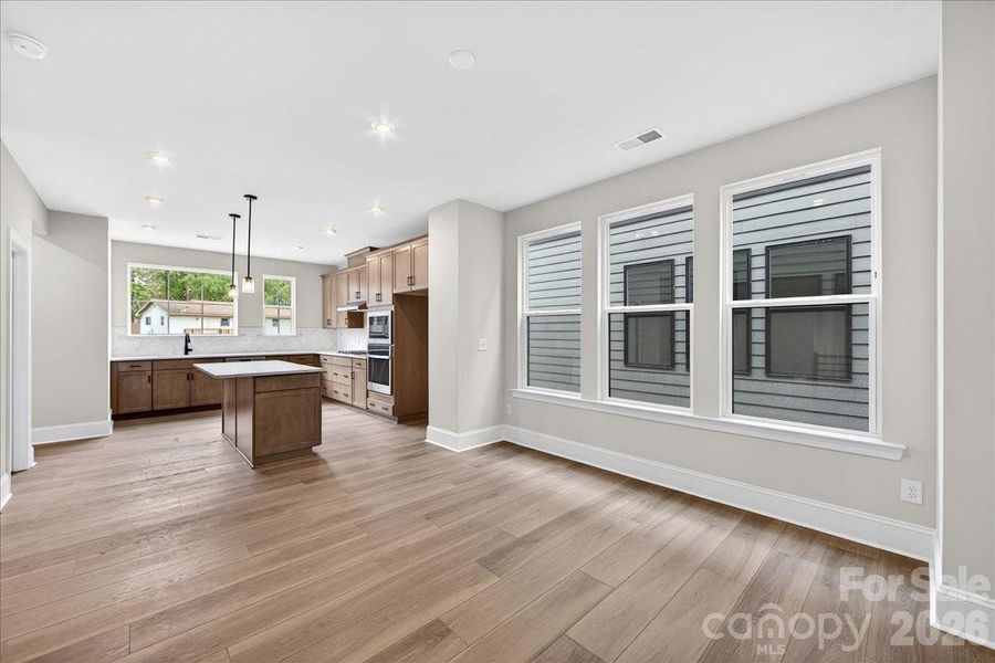 Light filled dining space