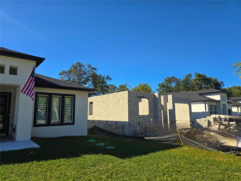 Exterior details and patio area of a home in , Clearwater (Image 3). Exterior details and patio area of a home in , Clearwater (Image 3).
