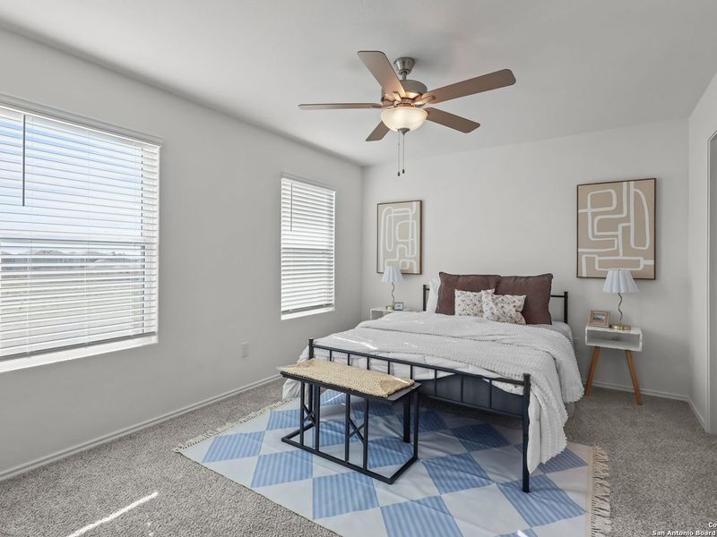 Furnished interior view inside a new home in Applewhite Meadows, San Antonio (Image 13).