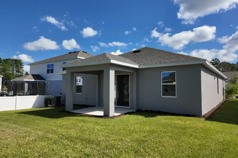 Covered Lanai for Outdoor Living in Central Florida Home