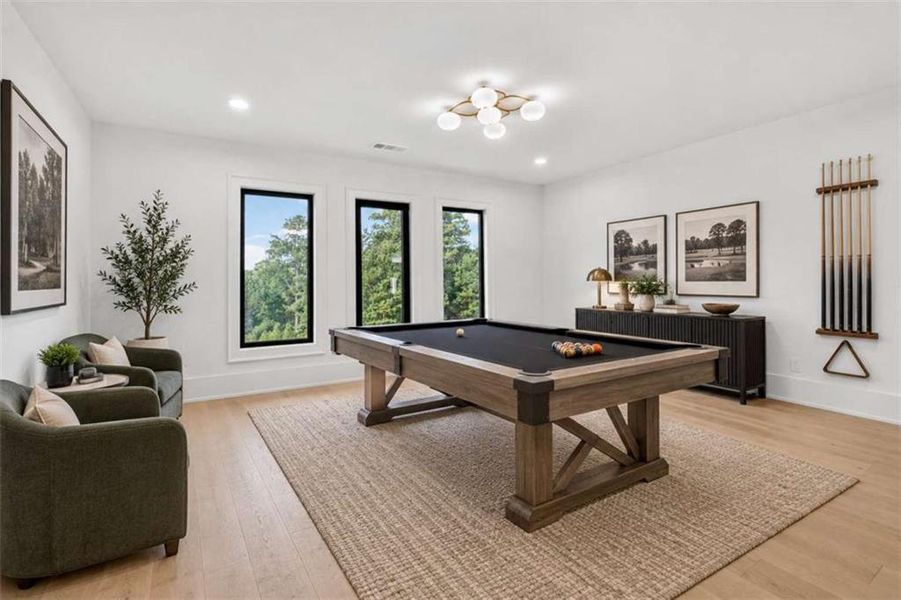 Furnished interior view inside a new home in , Hoschton (Image 21).