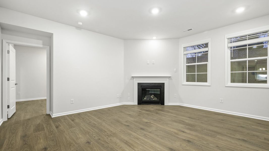 Spacious, unfurnished interior of a new home in The Villas at Kinsley, Jamestown (Image 13).