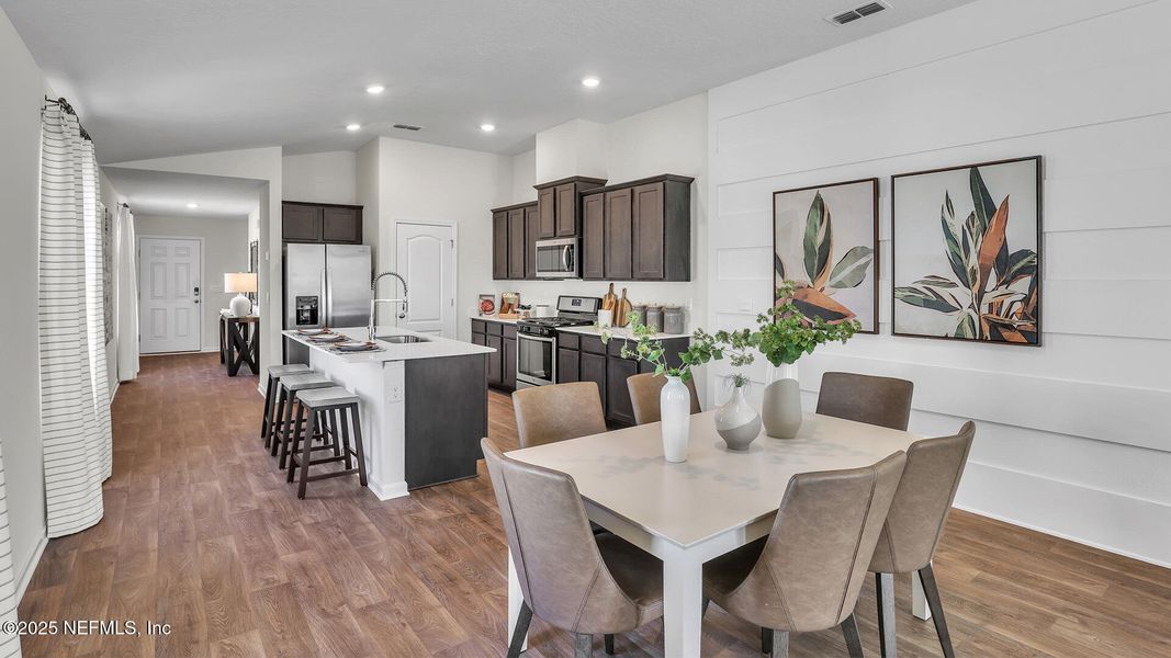 Furnished interior view inside a new home in Grand Reserve, Bunnell (Image 7).