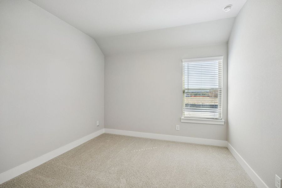 Representative unfurnished interior of a home built from the Adolphus by Centre Living Homes in Painted Tree Woodland West, McKinney (Image 21).