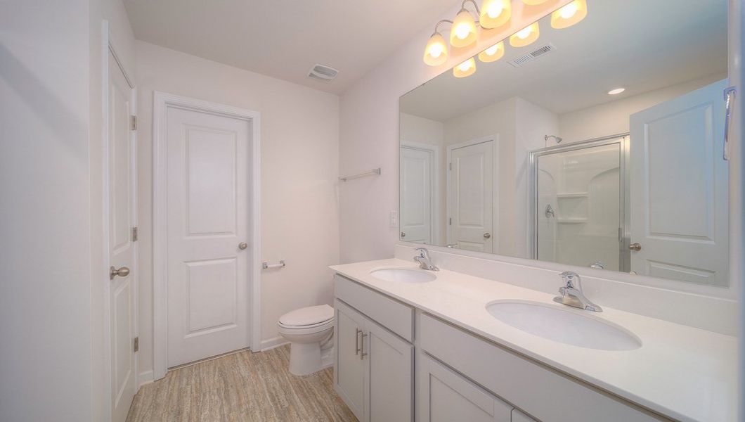 Representative furnished interior of a home built from the Brandon by D.R. Horton in Brookside Farms - The Meadows, Greer (Image 12).