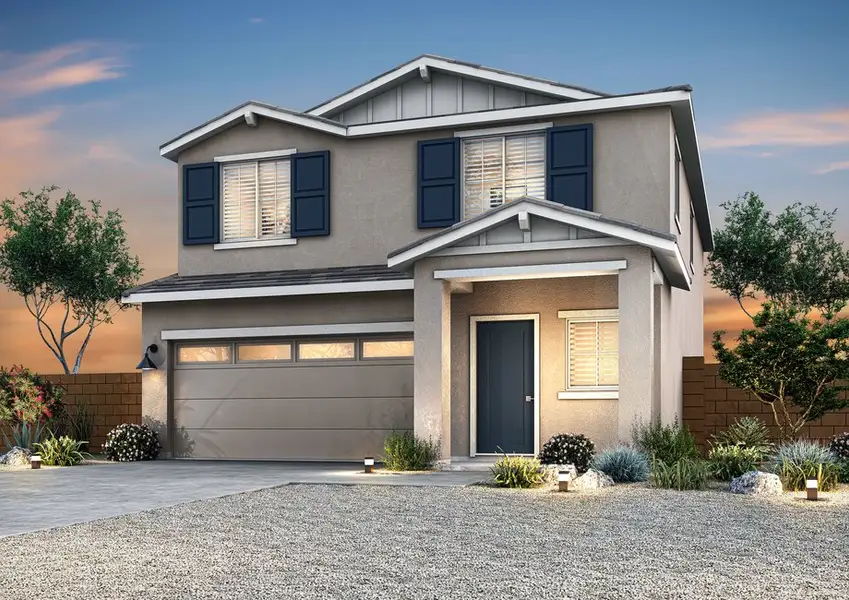 Representative exterior photo of a completed home built from the Palo Verde by LGI Homes in Red Rock Village, Red Rock, AZ (Image 2). Representative exterior photo of a completed home built from the Palo Verde by LGI Homes in Red Rock Village, Red Rock, AZ (Image 2).