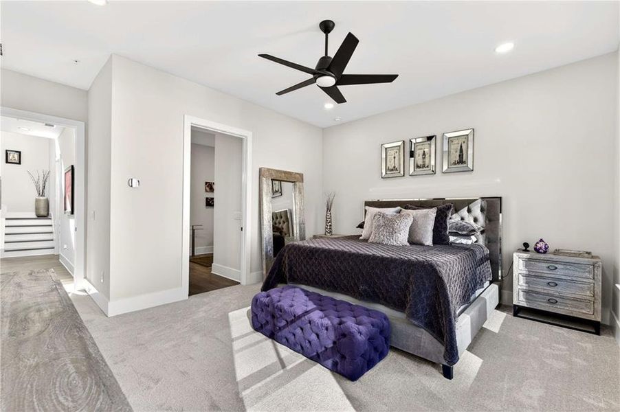 Furnished interior view inside a new home in , Atlanta (Image 43).