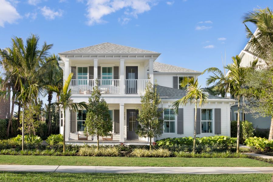 Representative exterior photo of a completed home built from the Seaside by Mattamy Homes in Newfield, Palm City, FL (Image 20).