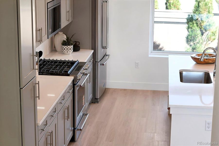 Furnished interior view inside a new home in , Denver (Image 15).