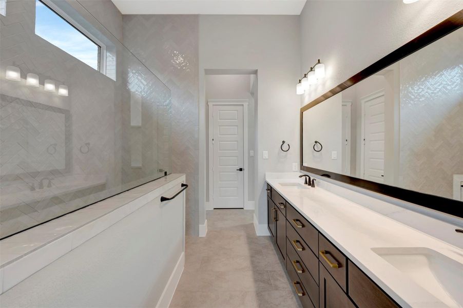 Furnished interior view inside a new home in Easthaven at Bridgeland Central - Horizon Collection, Cypress (Image 5).