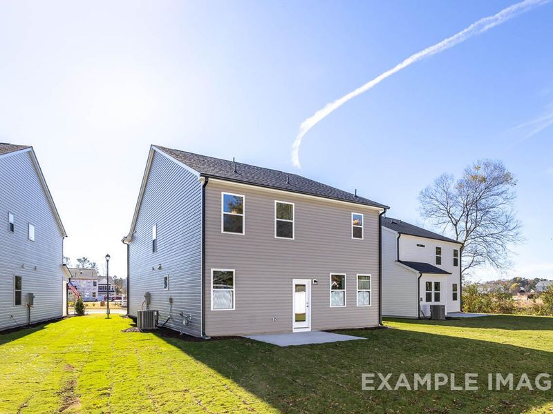 Exterior details and patio area of a home in Gregory Village, Lillington (Image 2).