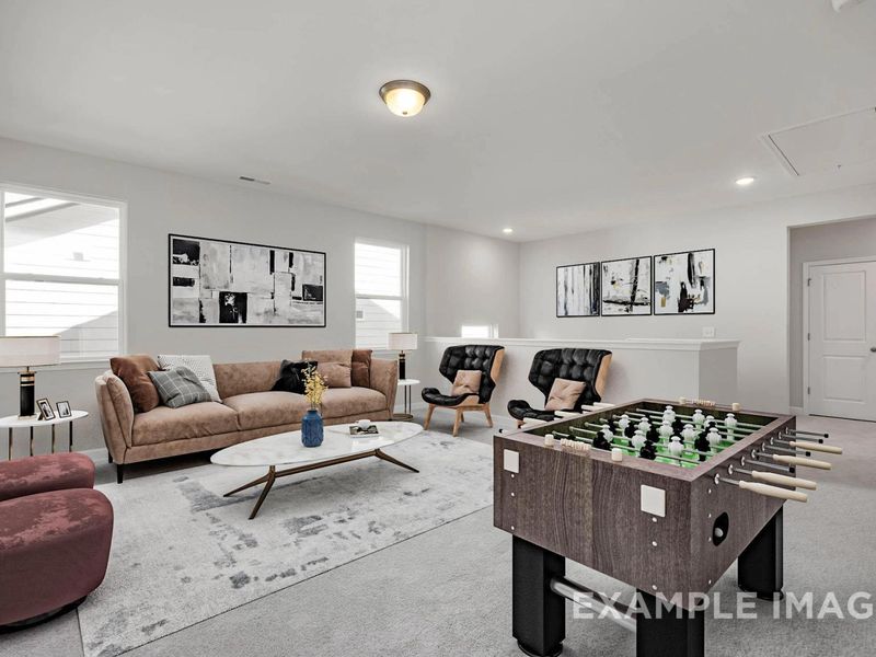 Furnished interior view inside a new home in Ashland, New Hill (Image 6).
