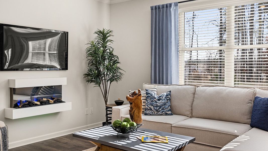 Furnished interior view inside a new home in Thompson Ridge, Dallas (Image 58).