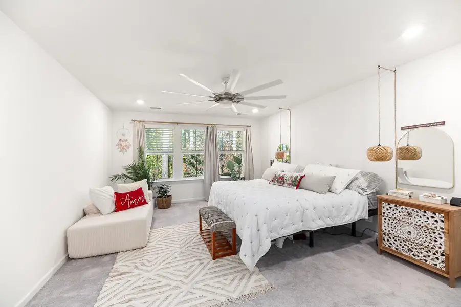 Furnished interior view inside a new home in Boykins Run Townhomes, Moncks Corner (Image 6).