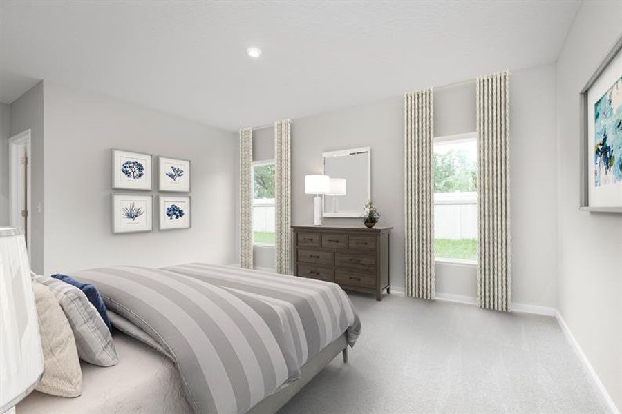 Representative furnished interior of a home built from the Alder by Ryan Homes in Vista Trace, Belleview (Image 10).