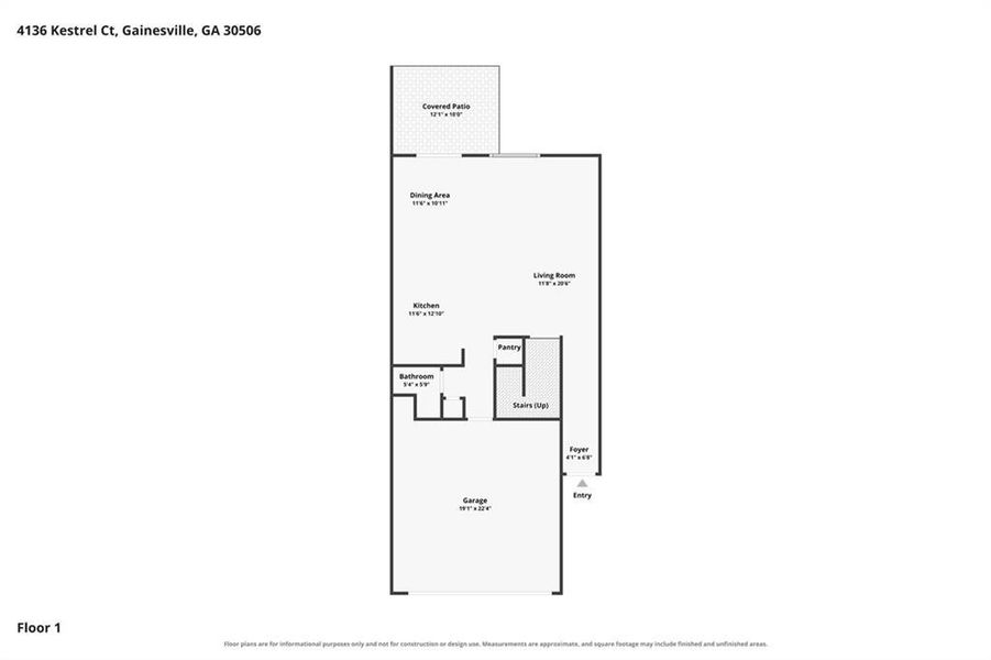 2D floor plan layout of this home in , Gainesville, GA (Image 5). 2D floor plan layout of this home in , Gainesville, GA (Image 5).
