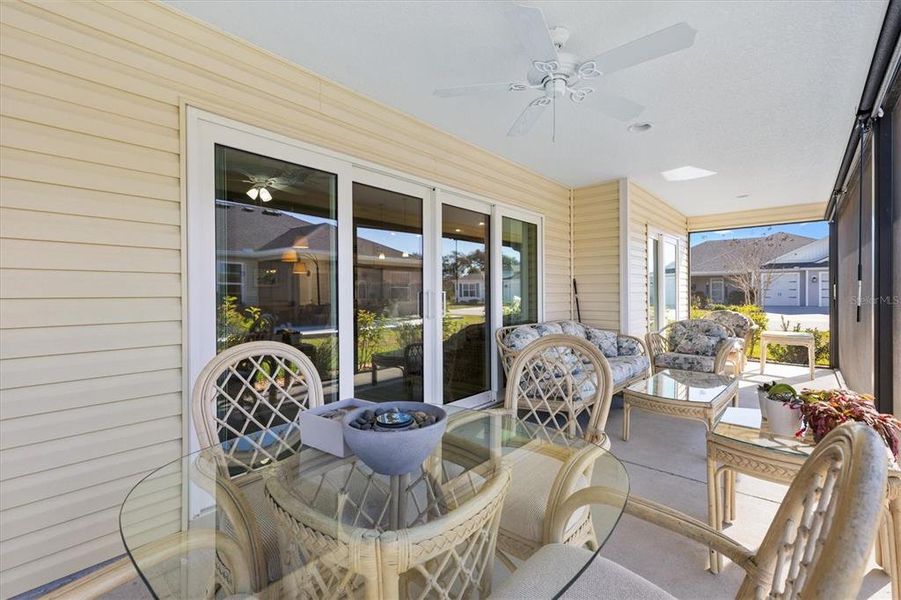 Exterior details and patio area of a home in , The Villages (Image 23).