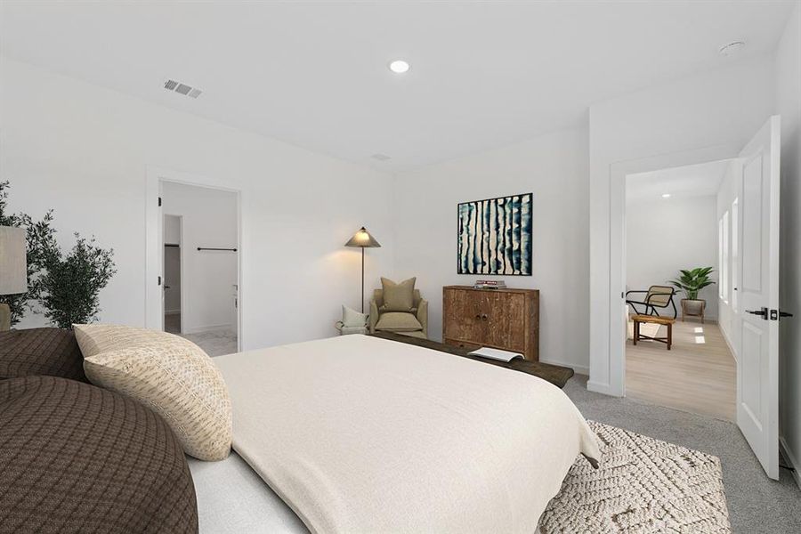 Furnished interior view inside a new home in Aspire at Noble Ridge, Howe (Image 16). Furnished interior view inside a new home in Aspire at Noble Ridge, Howe (Image 16).