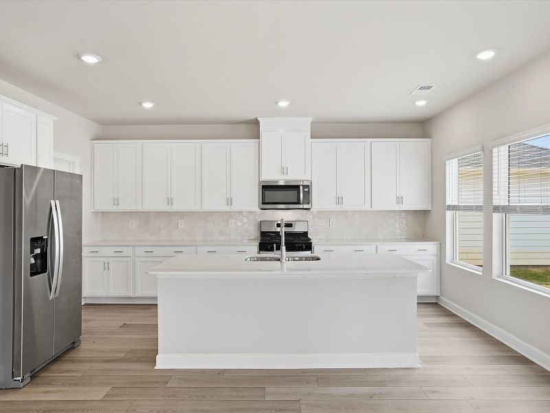 Furnished interior view inside a new home in Southwell Commons, Anderson (Image 3).