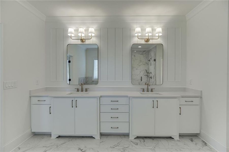 Furnished interior view inside a new home in , Buford (Image 12).