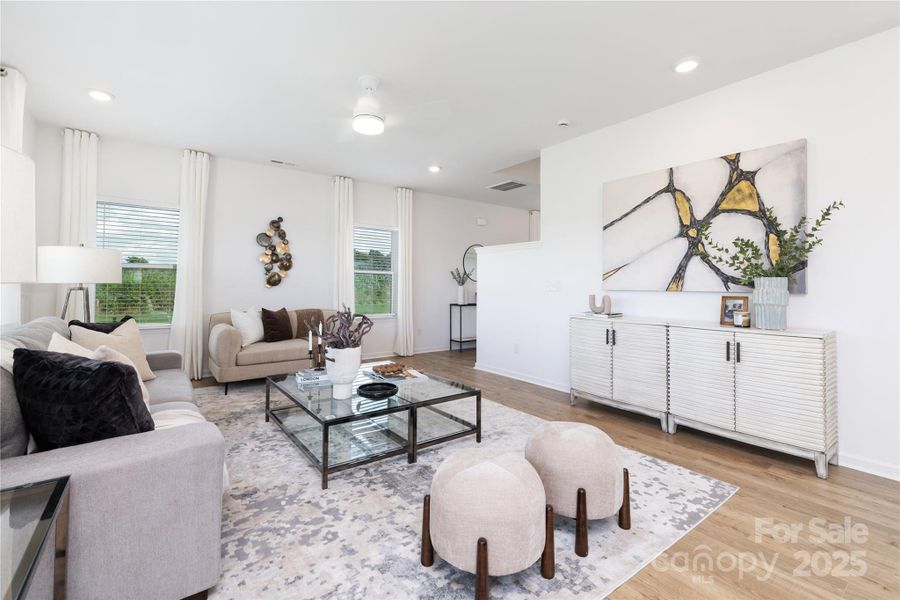 Furnished interior view inside a new home in , New London (Image 15).