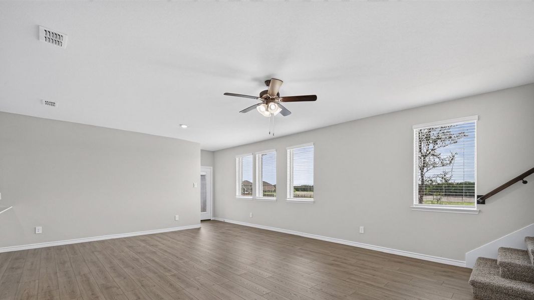 Representative unfurnished interior of a home built from the Rosemary by D.R. Horton in Lilybrooke at Legacy Hills, Celina (Image 7). Representative unfurnished interior of a home built from the Rosemary by D.R. Horton in Lilybrooke at Legacy Hills, Celina (Image 7).