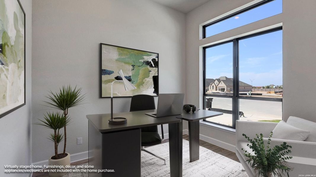 Furnished interior view inside a new home in Alsatian Oaks, Castroville (Image 11).